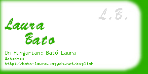 laura bato business card