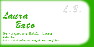 laura bato business card